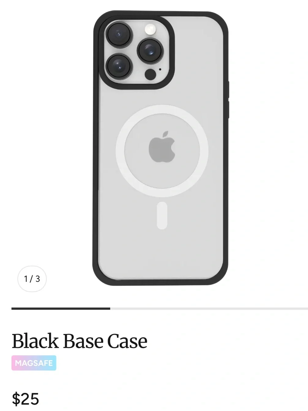 Black Base MagSafe iPhone Case  iPhone 16 Pro Max